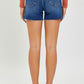 Jenn High Rise Raw Cut Shorts  in Plus Size
