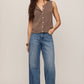 Syd Sweater Vest in Pebble Coast