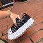 Piper Sneaker Cheetah in Black