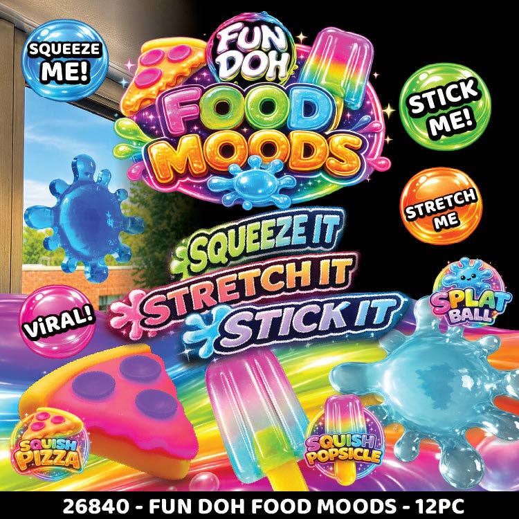 Fun Doh Food Moods Snack Attack Squishy