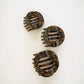 Flat Circle Hair Clip Large Tortoise