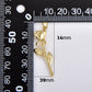 Dainty 18K Gold Filled Rose Flower Charm
