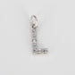 Silver Initial Charms A-Z