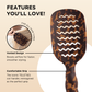 Teleties Vented Hair Brush in Tortoise