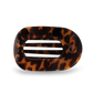 Medium Tortoise Round Flat Hair Clip