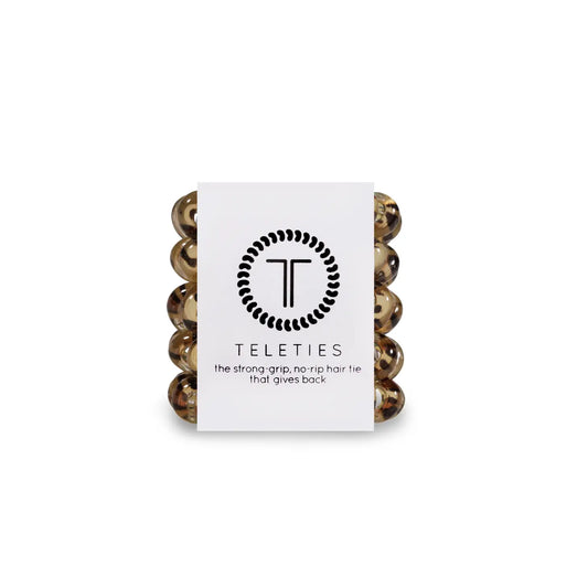 Leopard - Tiny Spiral Hair Coils Teleties 5-pack