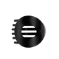 Large Jet Black Hair Clip