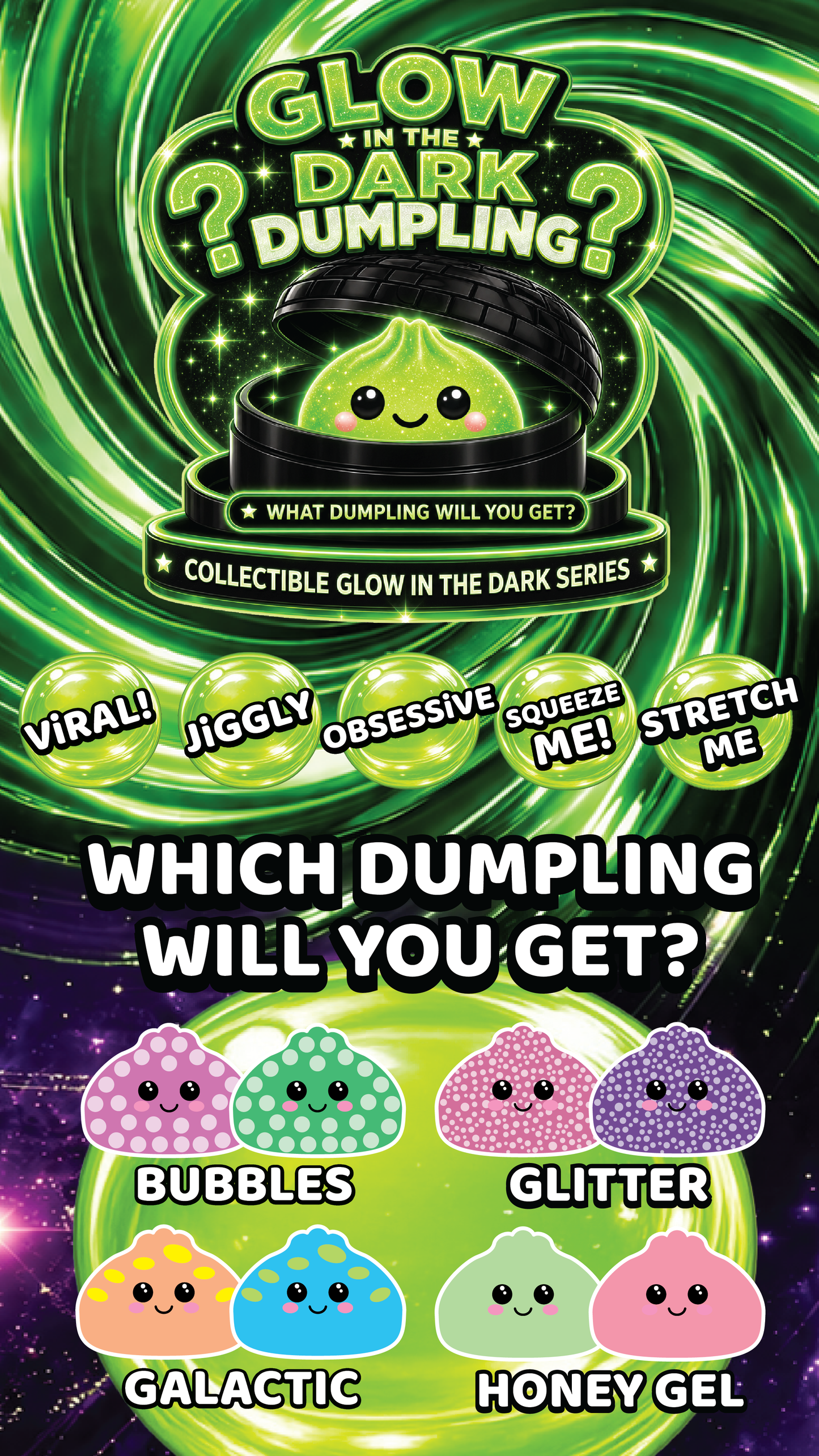 Fun Doh Glow In Dark Mystery Dumpling