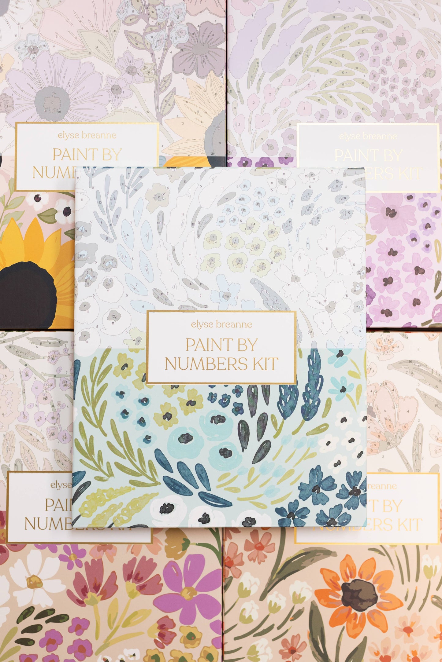 Waterfall Floral Paint By Number Kit