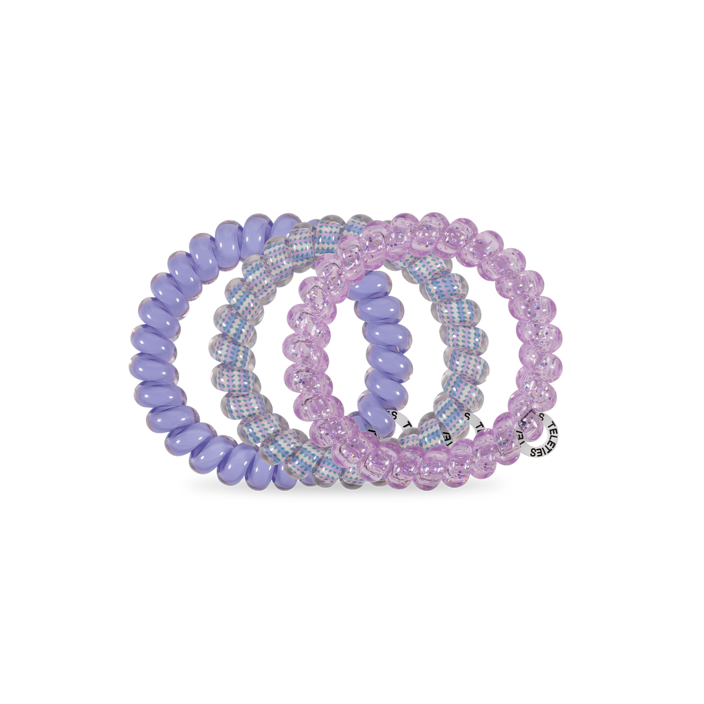 Spiral Hair Coils  Large in Lavender Mist