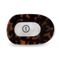 Round Flat Hair Clip Large in Tortoise