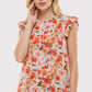 Ally Blouse in Poppy