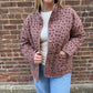 Ashley Button Down Coat in Ditsy Floral