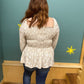 Steph Tan Print Blouse in Plus