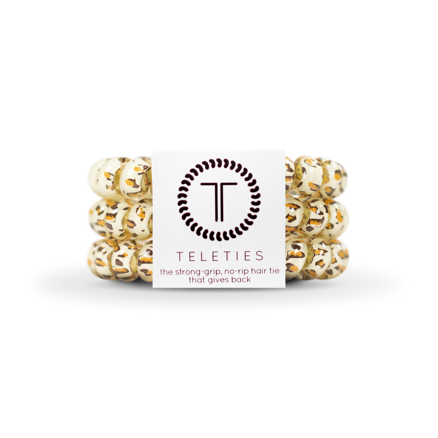 Large Leopard Hair Ties Spiral Hair Coils
