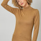 Jorie Cashmere Turtle Neck Sweater in Old Gold