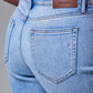 Light Wash Clean Low Rise Dad Jean