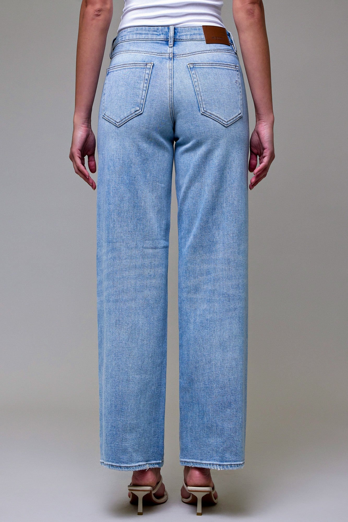 Light Wash Clean Low Rise Dad Jean
