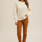 Morgan Back Cut Out Relaxes Knit Sweater