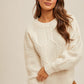Morgan Back Cut Out Relaxes Knit Sweater