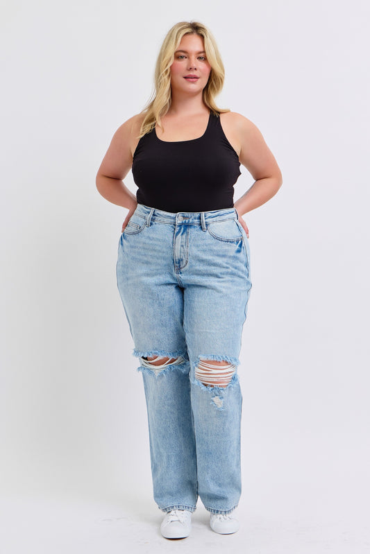 Hollie Rigid Magic Destroy 90's Straight in Plus
