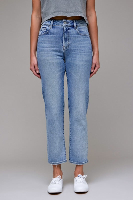 Medium Dark Clean Stretch Straight Leg