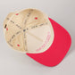 Tired Moms EST Social Club 24/7 Embroidery Cap in Red
