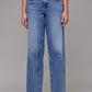 Medium Wash Mid Rise Stretch Dad Jean