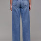 Medium Wash Mid Rise Stretch Dad Jean