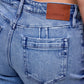 Medium Wash Mid Rise Stretch Dad Jean