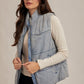 Lily Denim Puffer Vest