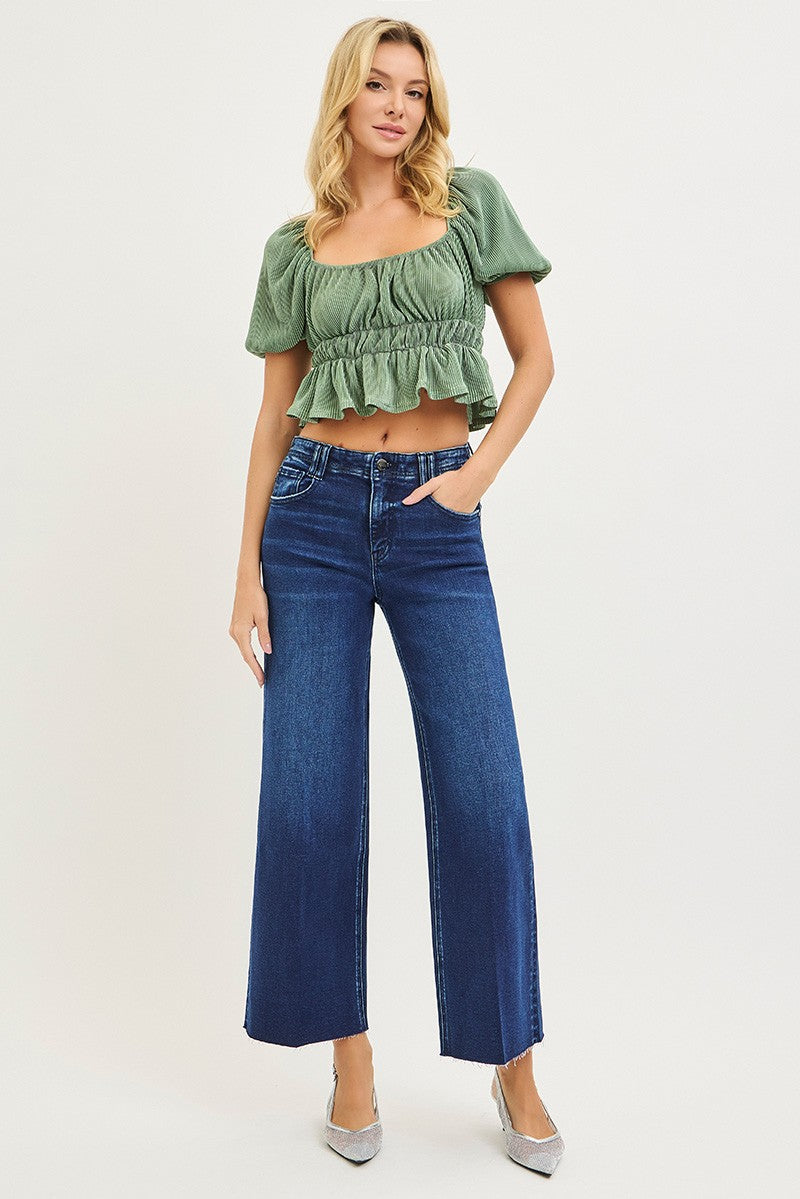 Adley Dark Denim Jeans in Plus