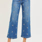 Kori Denim Floral Jeans in Plus