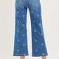 Kori Denim Floral Jeans in Plus