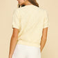 Sierra Butter Yellow Sweater