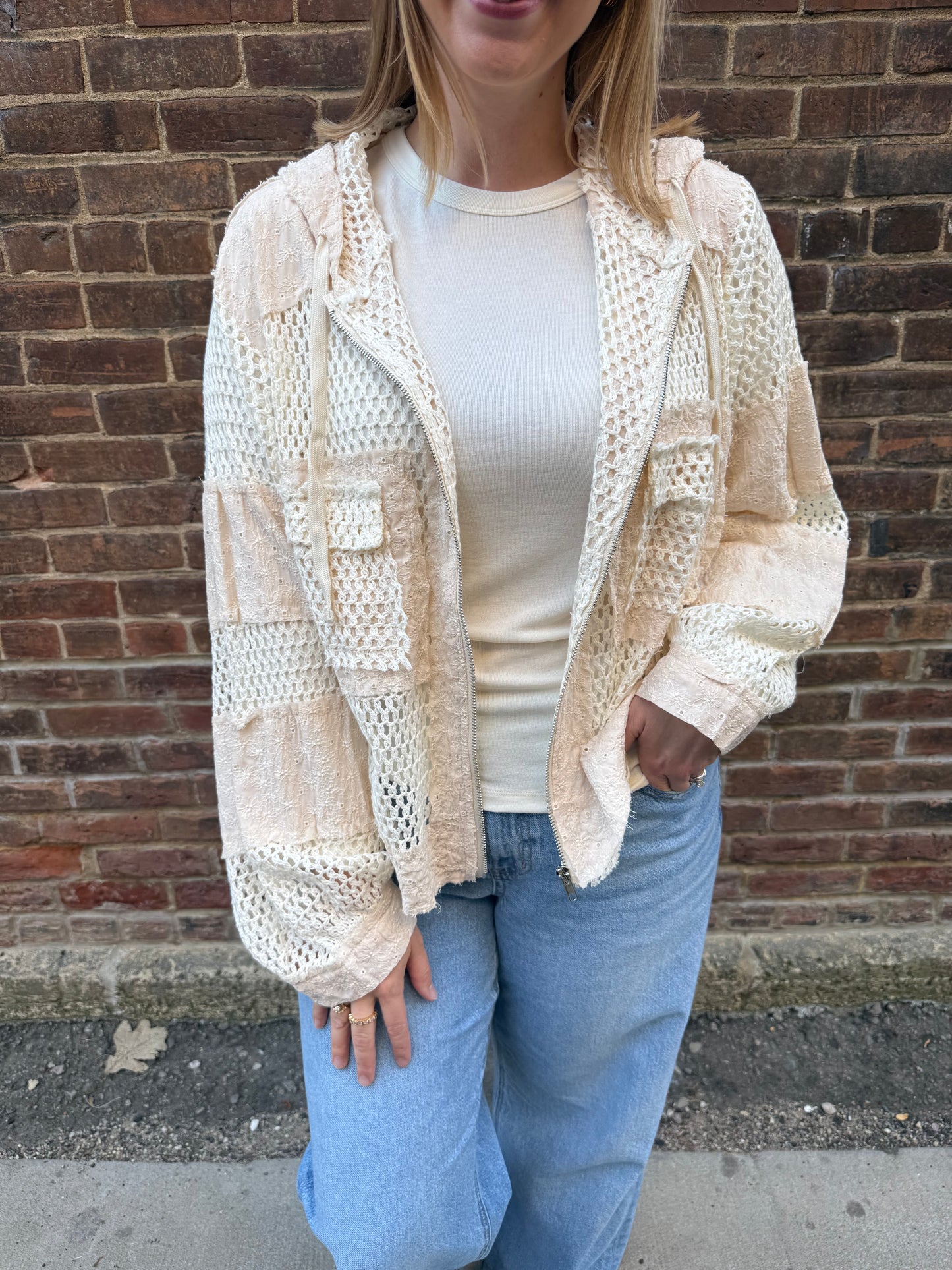 Willow Oatmeal Balloon Zipper