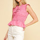 Renae Front-tie Detailed Smocking Top