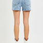Jessica High Rise Shorts With Embroidered Detail
