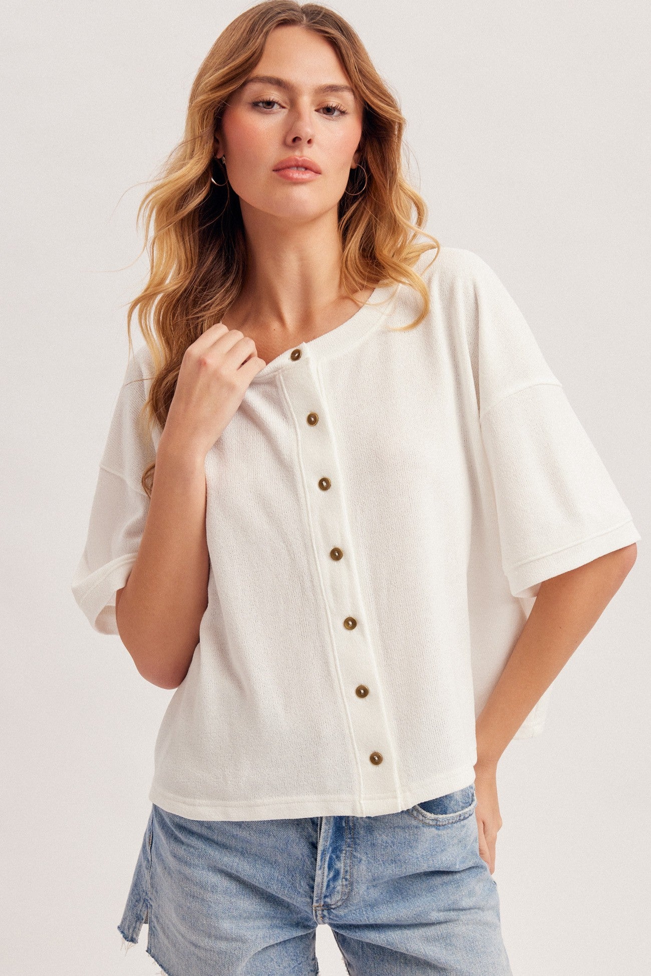 Torrie Crew Button Up