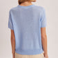 Lauren Short Sleeve Sweater in Periwinkle