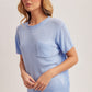 Lauren Short Sleeve Sweater in Periwinkle