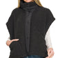 Julia Sherpa Vest in Black