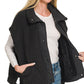 Julia Sherpa Vest in Black