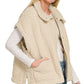 Julia Sherpa Vest in Sand Beige