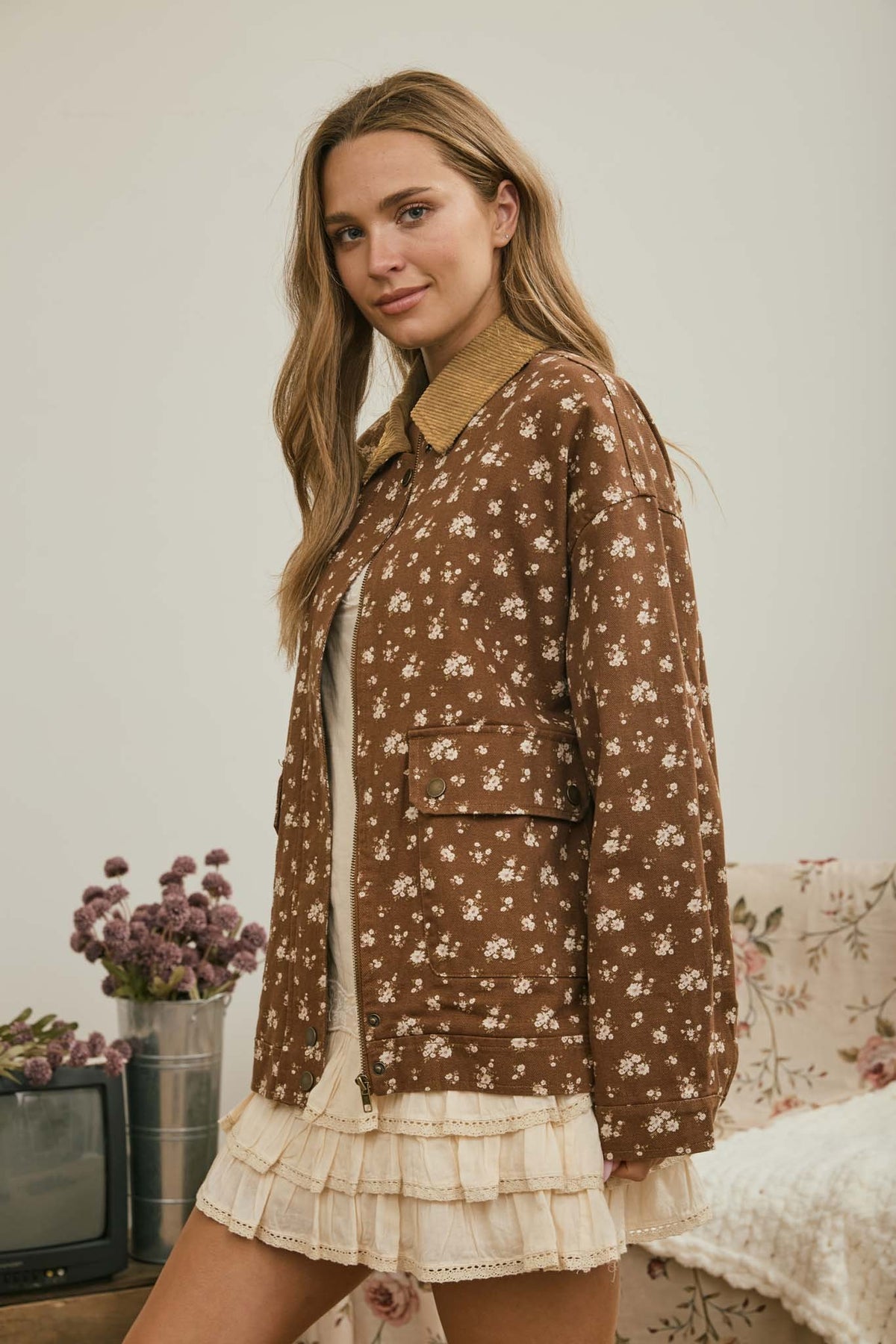Torrie Jacket in Brown