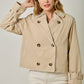 Lucy Lace Trim Half Length Trench Coat
