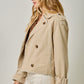Lucy Lace Trim Half Length Trench Coat