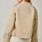Lucy Lace Trim Half Length Trench Coat