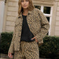 Allison Cheetah Button Up Jacket