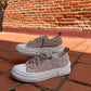 Aman Velvet Shoes in Nude